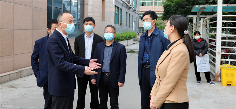 市卫健委主任王军来院督导疫情防控复工复诊工作